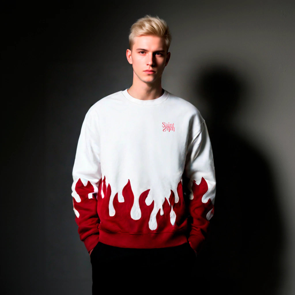 Guia de medidas — Fleece Crewneck Flame 