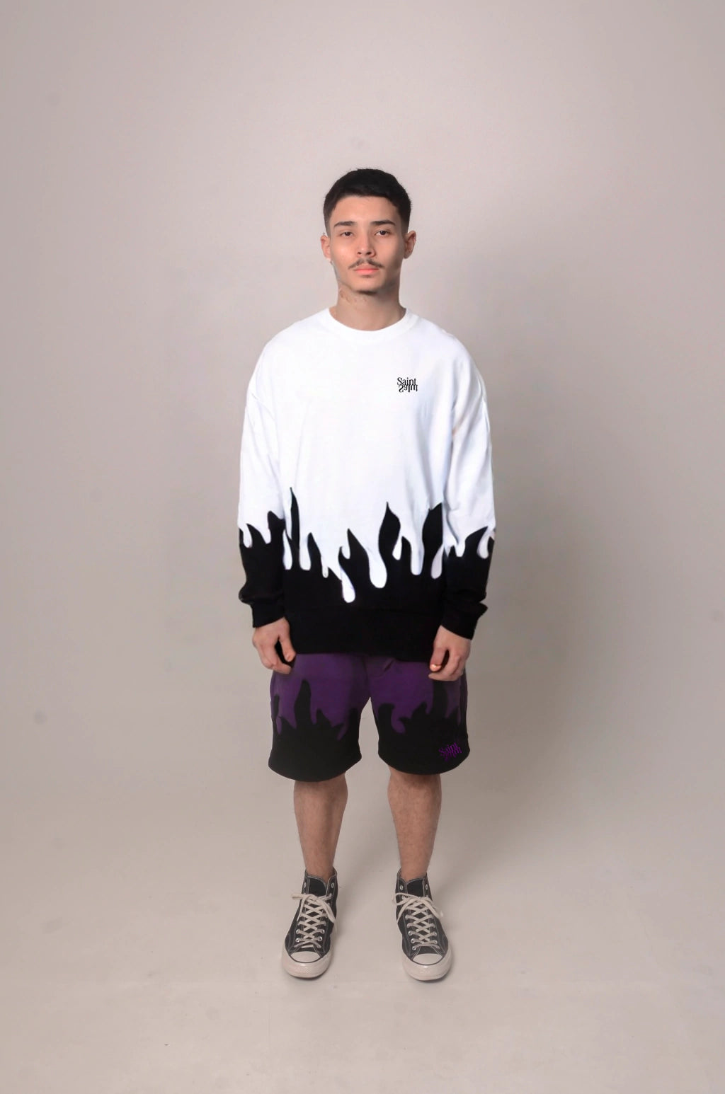 Guia de medidas — Fleece Crewneck Flame 