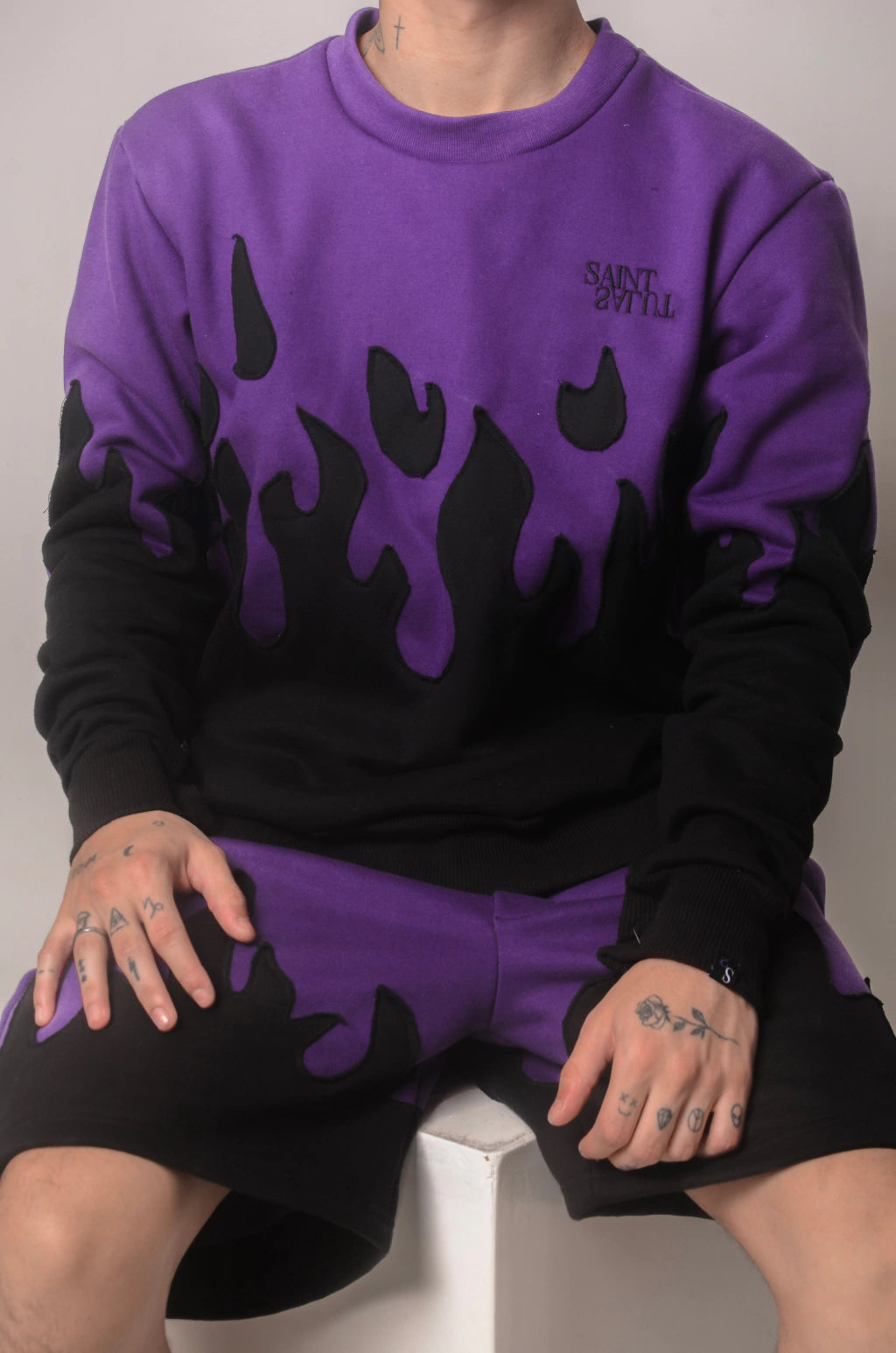 Guia de medidas — Fleece Crewneck Flame 