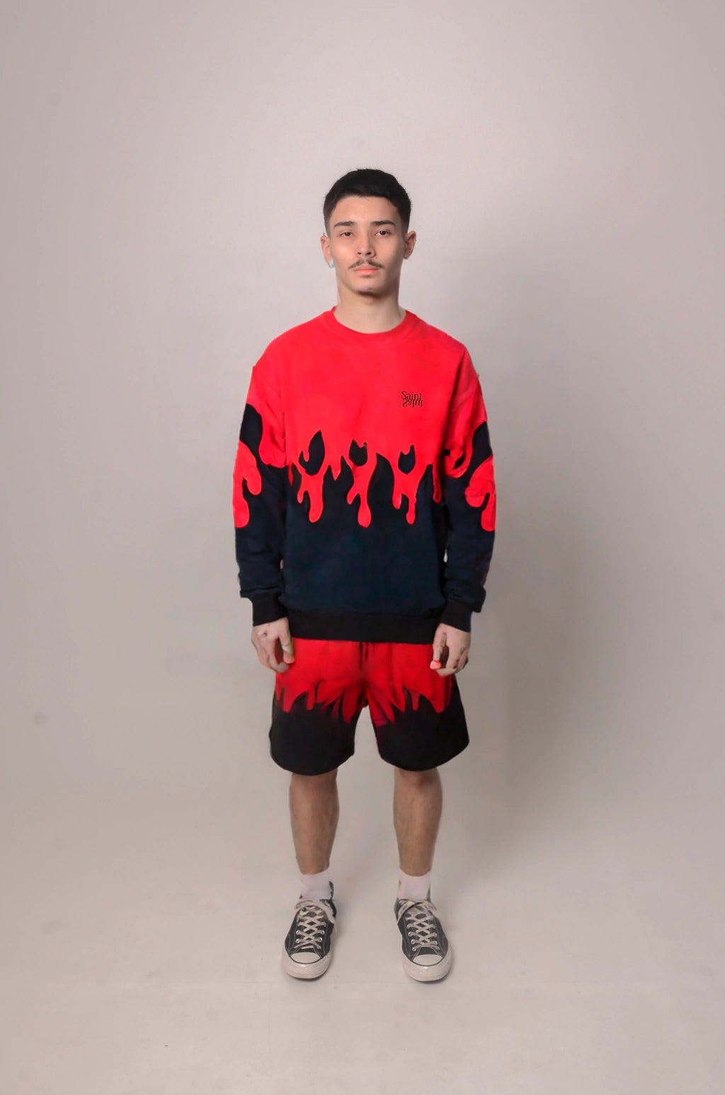 Guia de medidas — Sweatshorts Flame 