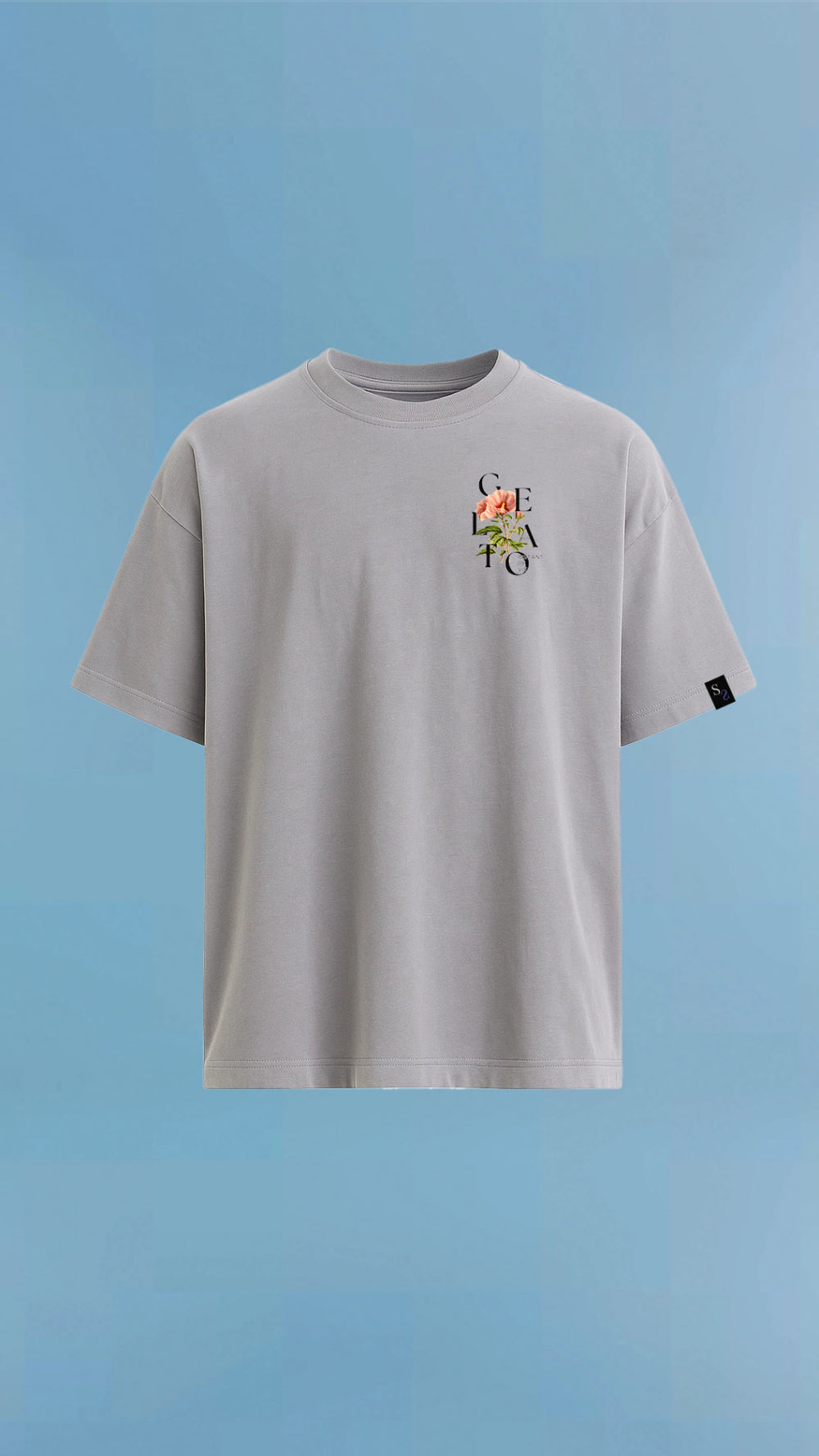T-Shirt Flower Gelato Grey