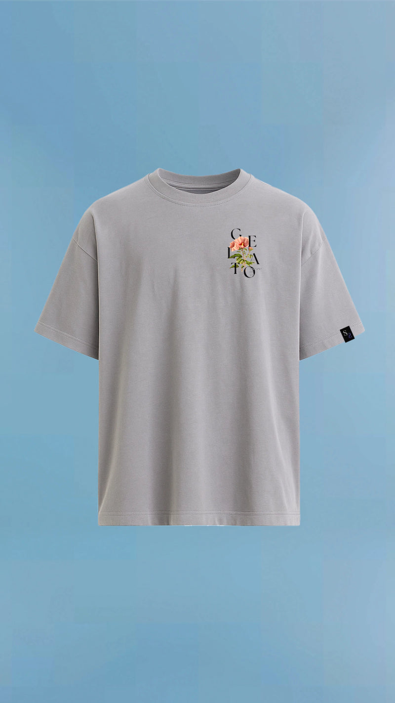 T-Shirt Flower Gelato Grey