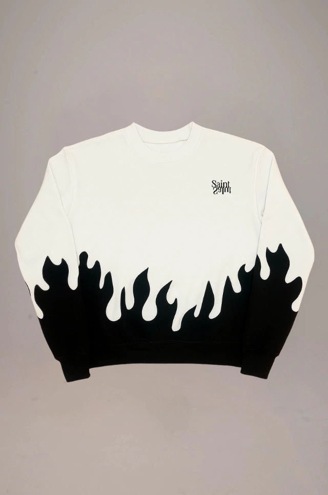 Fleece Crewneck Flame "Amaterasu"