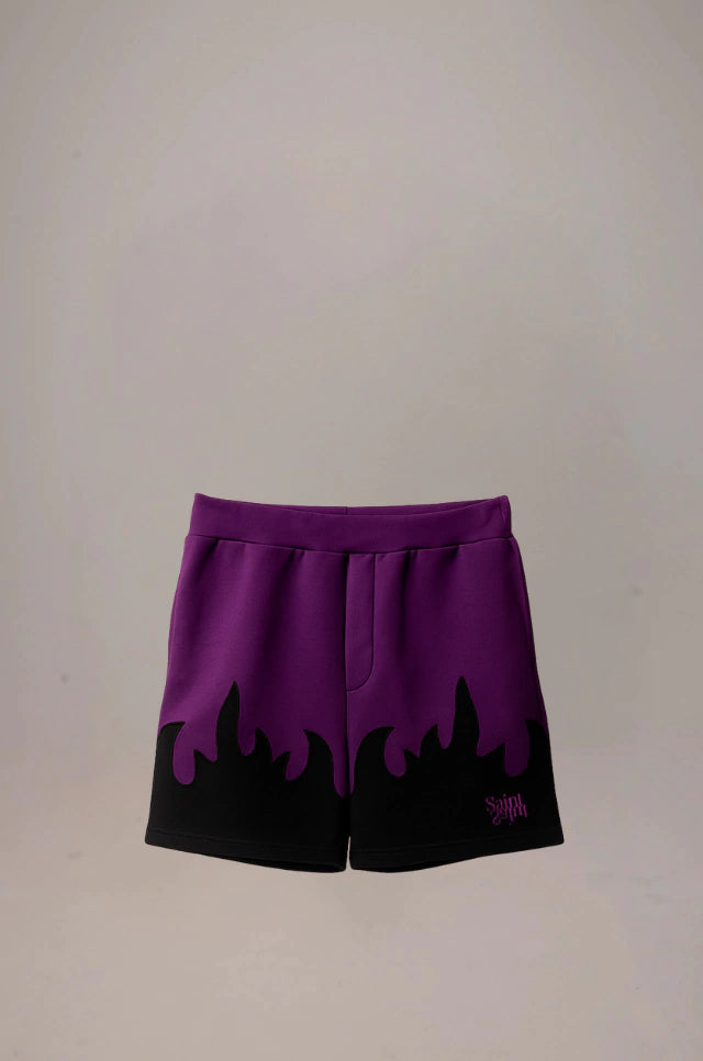 Sweatshorts Flame "Noir de Magie"