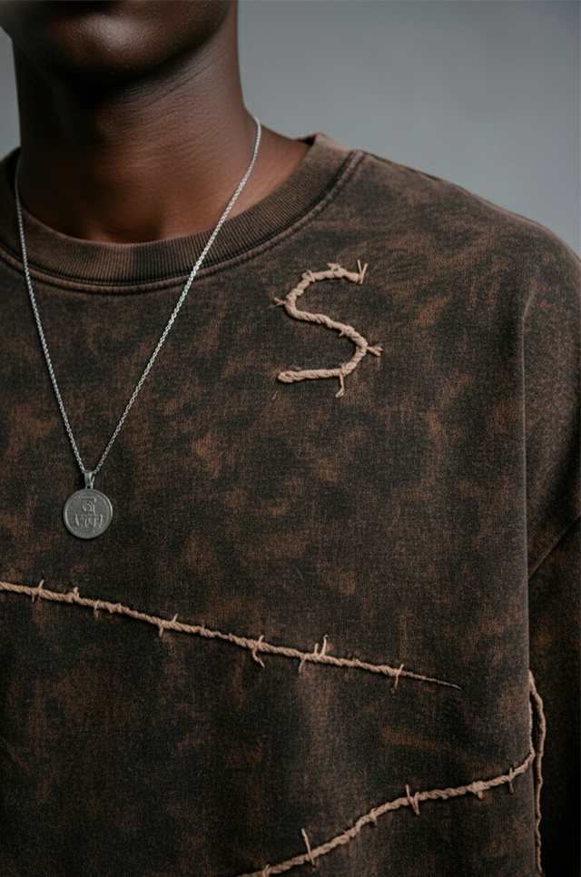 Guia de medidas — OVERSIZED TEE RESURGO - Dark