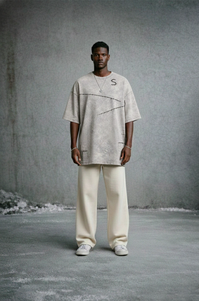 OVERSIZED TEE RESURGO - Clear