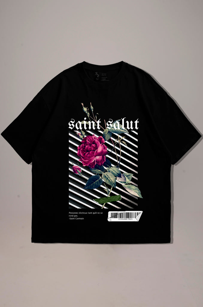 Rose Viollete Oversized Tee