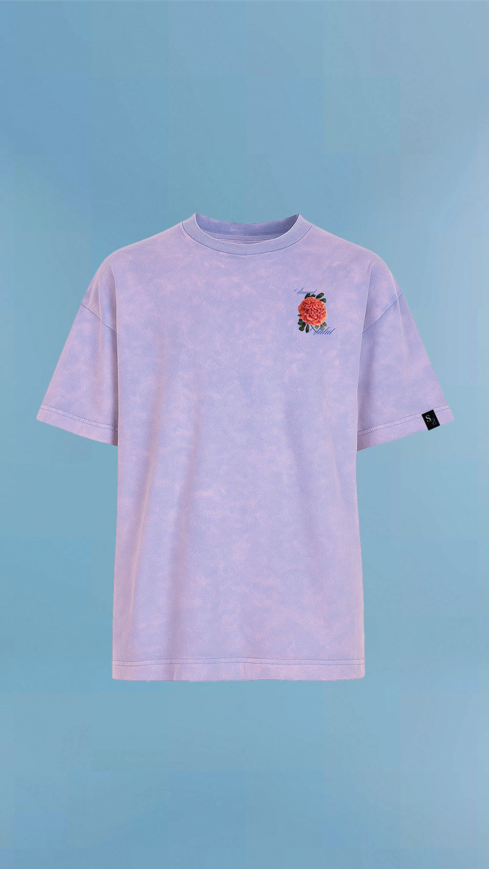 T-Shirt Chrysanthème Lavande