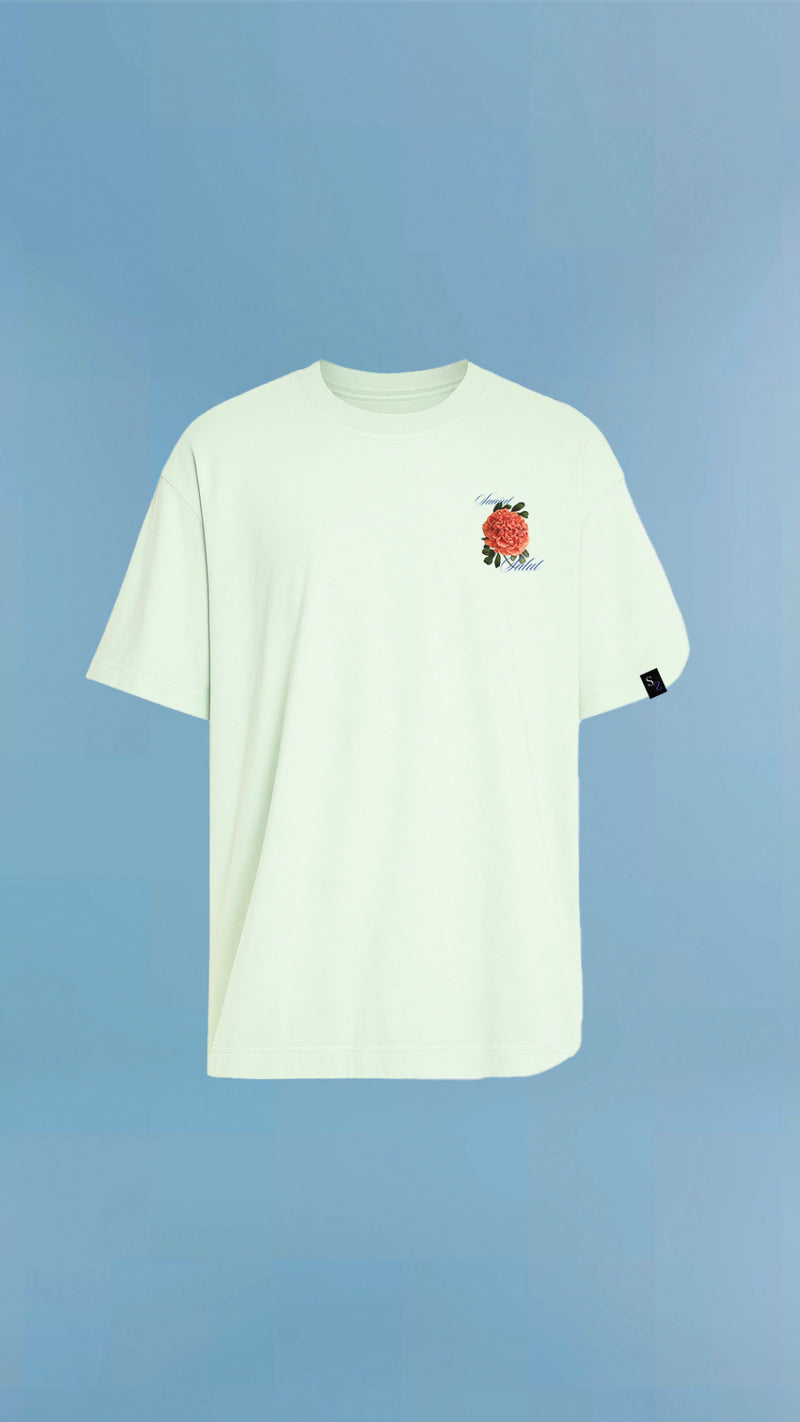 T-Shirt Chrysanthème Mint