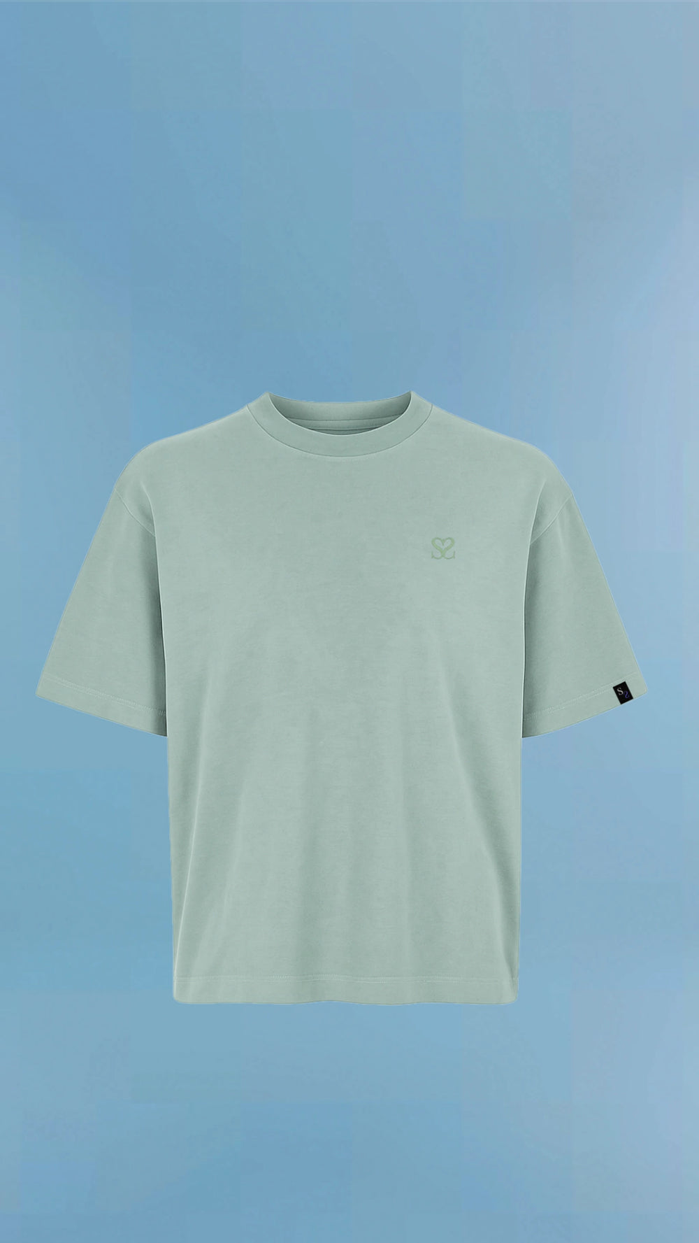 Boxy TEE Double "S" Mint