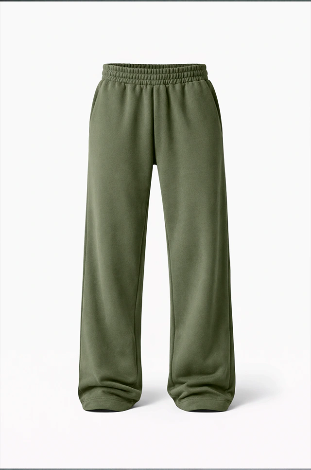 WIDE LEG - OLIVE