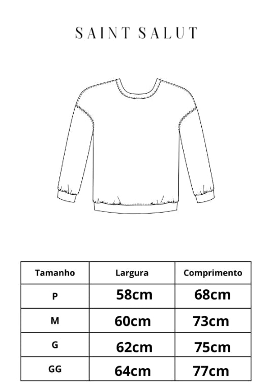 Guia de medidas — Fleece Over Linen Brut