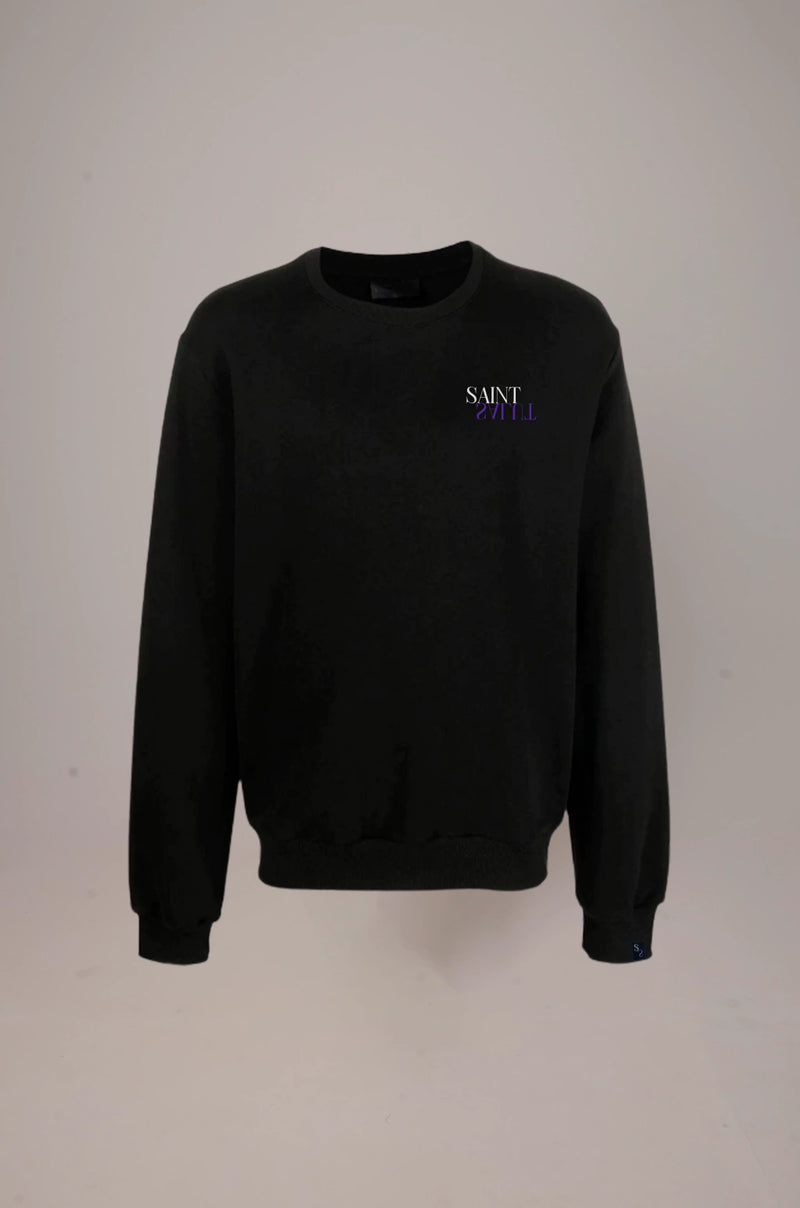 Fleece Crewneck Logo Première "Black"