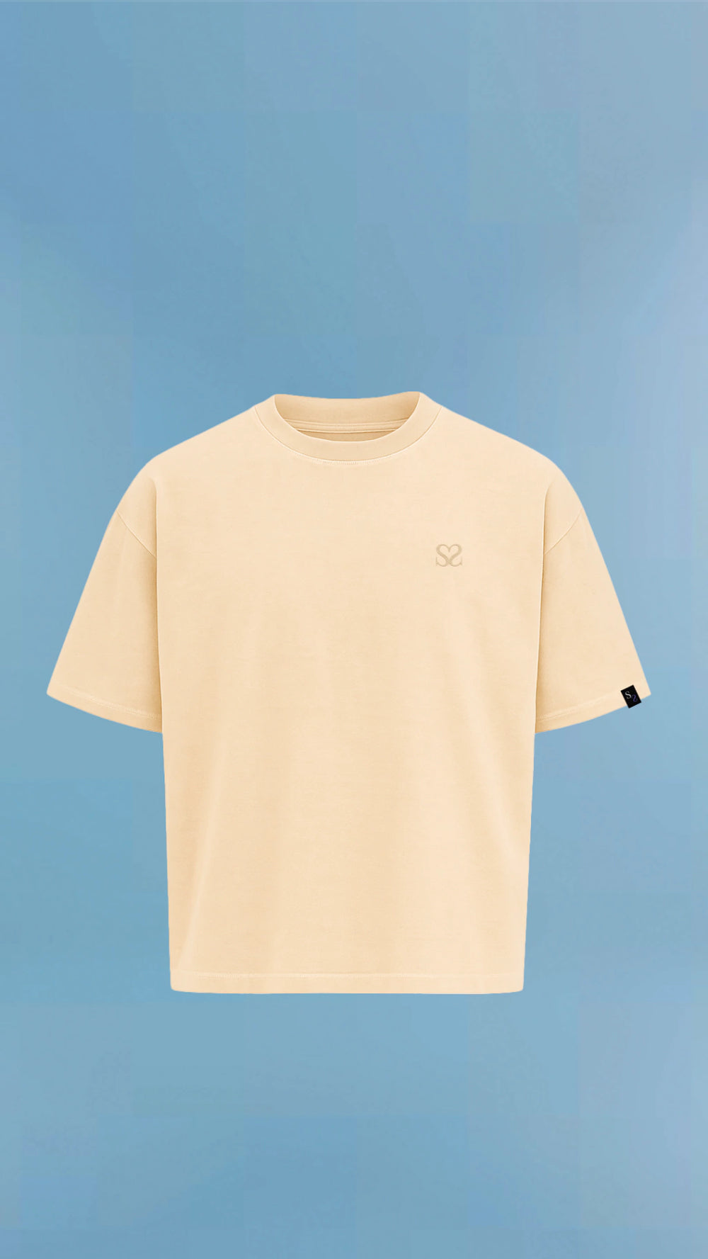 Boxy TEE Double "S" Off White