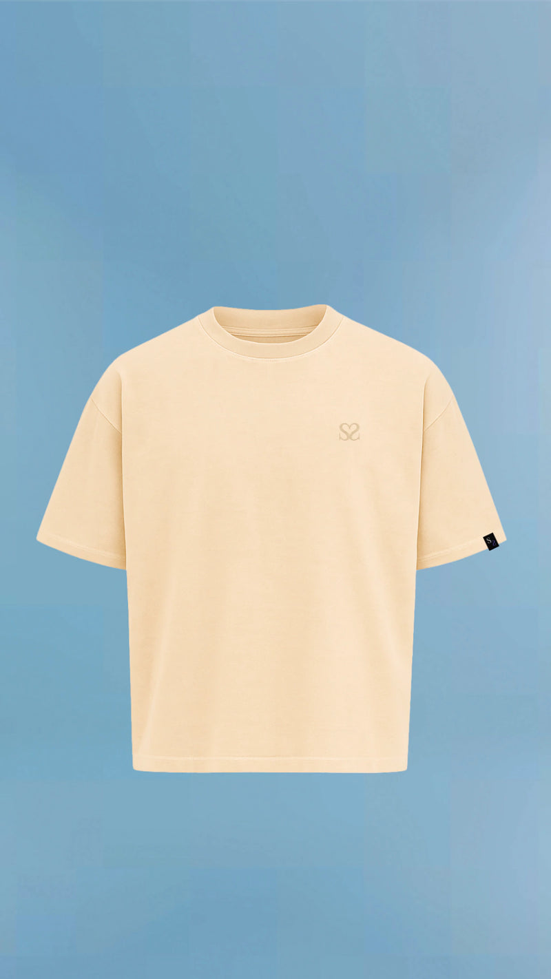 Boxy TEE Double "S" Off White