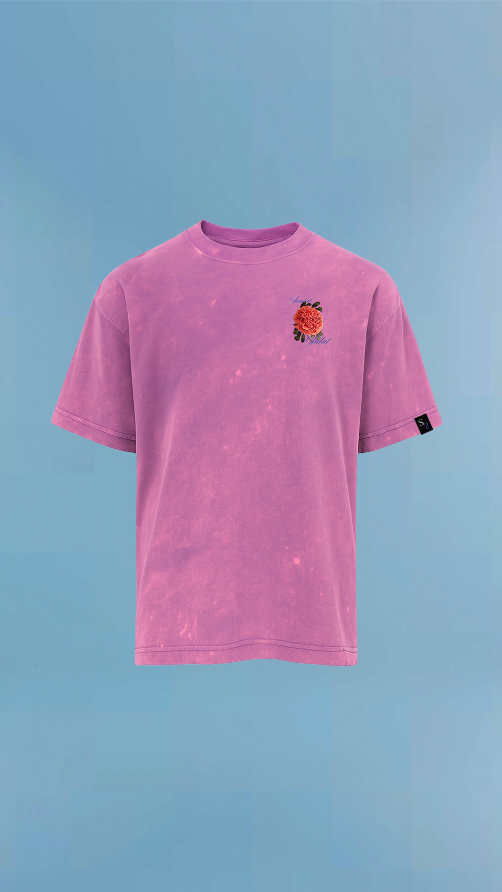 T-Shirt Chrysanthème Noir